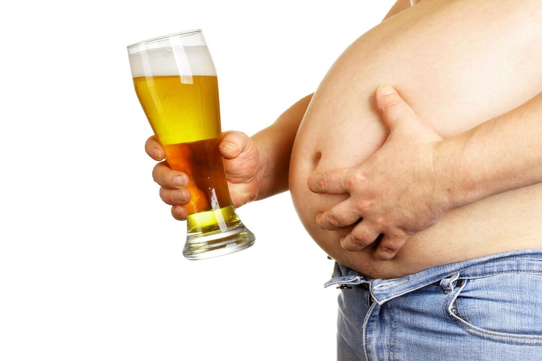 alkohols un liekais svars